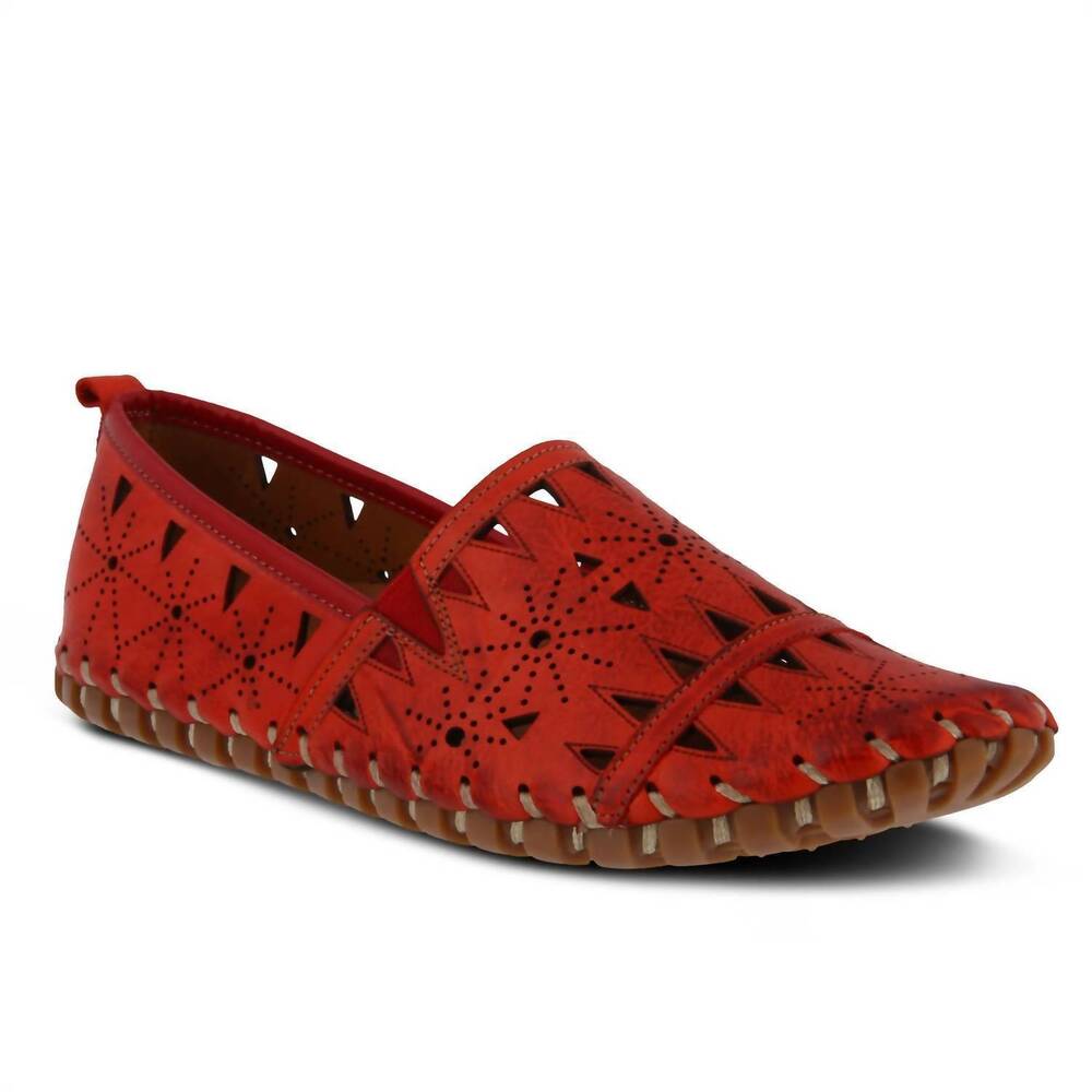 NEW SPRING STEP SHOES women's fusaro loafer in red